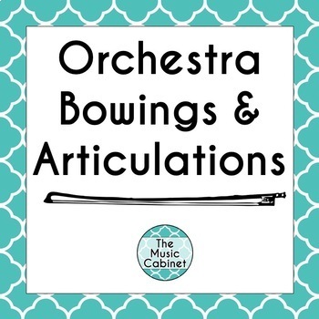 Preview of Orchestra Bowings and Articulations