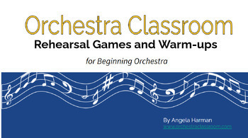 Preview of Orchestra Classroom HUGE SET of Rehearsal Games and Warm-ups for beginners
