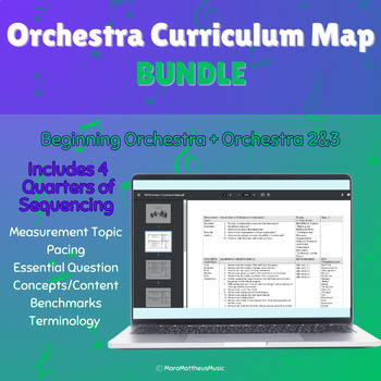 Preview of Orchestra Curriculum Map Bundle
