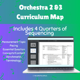 Orchestra Curriculum Map for 2nd and 3rd Years {Editable}