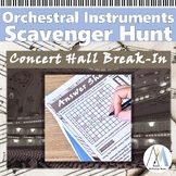 Orchestra Instruments Scavenger Hunt Game for Middle School Music