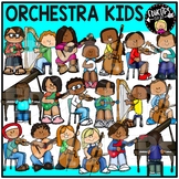 Orchestra Kids Clip Art Set {Educlips Clipart}