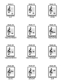 Orchestra Note and Fingering Flashcards - First 12 Notes