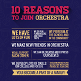 Orchestra Recruiting Poster