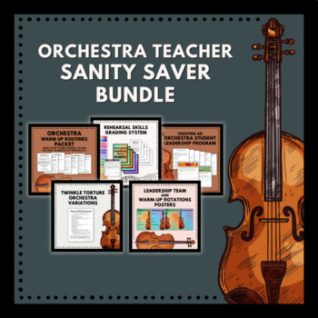 Preview of Orchestra Teacher Sanity Saver Bundle