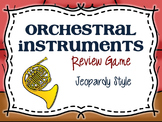 Orchestral Instruments Review Game - Jeopardy Style