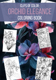 Orchid Elegance: Orchid Coloring Book