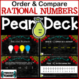 Order & Compare Rational Numbers Digital Activity for Pear