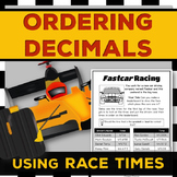Ordering Decimals: Help a Racing Company {Differentiated} 
