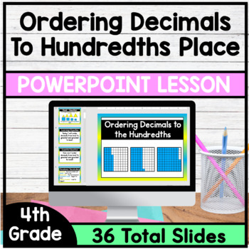 Preview of Order Decimals to the Hundredths - PowerPoint Lesson