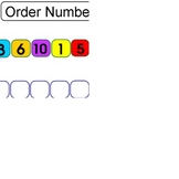 Order Numbers 1-10 flipchart