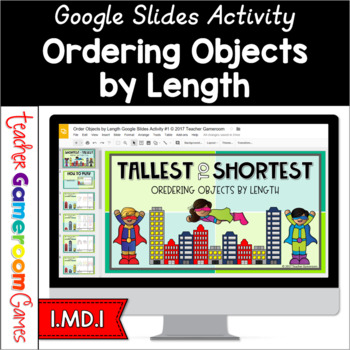 Preview of Order Objects by Length Google Activity