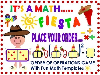 Preview of Cinco de Mayo: An Interactive Order of Operations Math Game