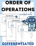 Order Of Operations Worksheets | Differentiated | Graphic 