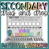 Order Rational Numbers on a Number Line Drag and Drop Activity