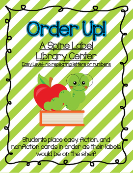 Preview of Order Up! A Library Shelf Order Game