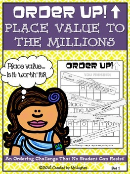 Preview of Place Value to the Millions | Order Up!