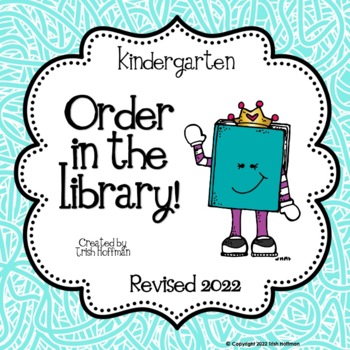 Preview of Order in the Library!  Kindergarten Library Skills