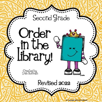 Preview of Order in the Library!  Second Grade Library Skills