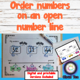Order numbers on a number line