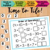 Order of Operations 1 [Without Exponents] Math Centers Math Tiles