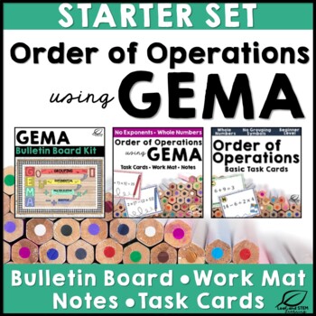 Preview of Order of Operations using GEMA Starter Set