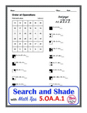 Order of Operations Color Search and Shade