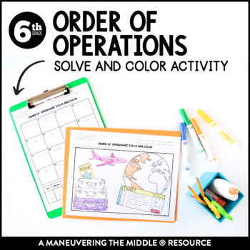 Preview of Order of Operations Activity | Simplifying and Solving Expressions Activity