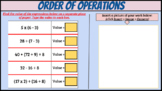 Order of Operations 5.OA.1 Digital Homework Practice {Goog