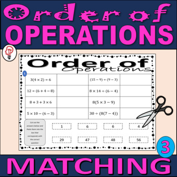 order of operations 5th grade homework
