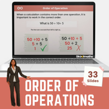 Preview of Order of Operations 6th Grade Digital Math Worksheets CCSS.5.OA.A.1