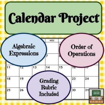 Preview of Order of Operations Activities - Middle School Math - Exponents - Substitution