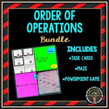 Preview of Order of Operations: Activity Bundle