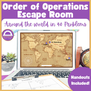 Preview of Order of Operations Activity | Digital Resource Escape Room