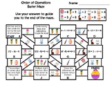 Order of Operations Activity: Easter Math Maze