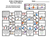 Order of Operations Activity: New Year's Math Maze