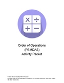 Order of Operations Activity Packet