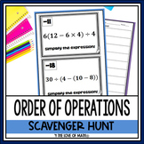 Order of Operations Activity: Scavenger Hunt