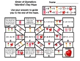Order of Operations Activity: Valentine's Day Math Maze