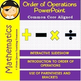 Order of Operations: A PowerPoint Introduction for 5th Gra