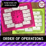 Order of Operations Around the Clock Partner Scavenger Hun