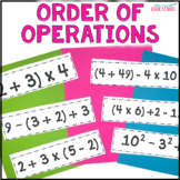 Order of Operations Leveled Problems Differentiated Math S