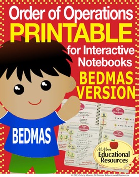 Preview of FREE!  Order of Operations - BEDMAS - Printable & More!