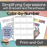 Order of Operations BRACKETS & PARENTHESES  ☆ Printable NO