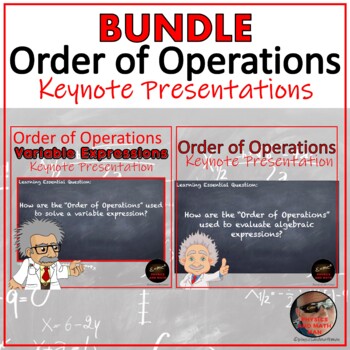 Preview of Order of Operations Keynote Presentations BUNDLE