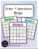 Order of Operations Math Bingo - Math Review Game