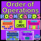 Order of Operations Boom Card Practice