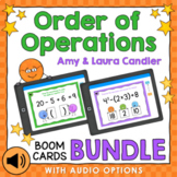Order of Operations Boom Cards Bundle (Self-Grading with A