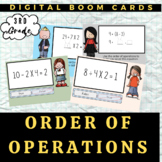 Order of Operations Boom Cards- Distance learning