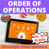 Order of Operations Boom Cards Halloween Theme